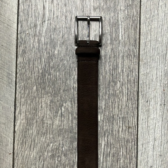 TIGER OF SWEDEN dark brown leather Ballonet N belt - Picture 7 of 7